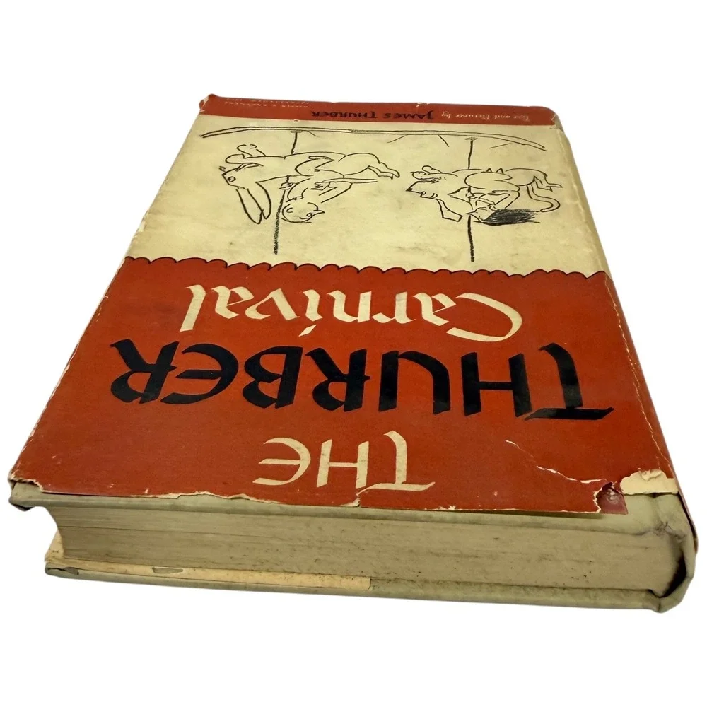 The Thurber Carnival James Thurber Hardcover Vintage Book Harper‎ Brothers 1945